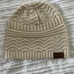 Hurley cream beanie